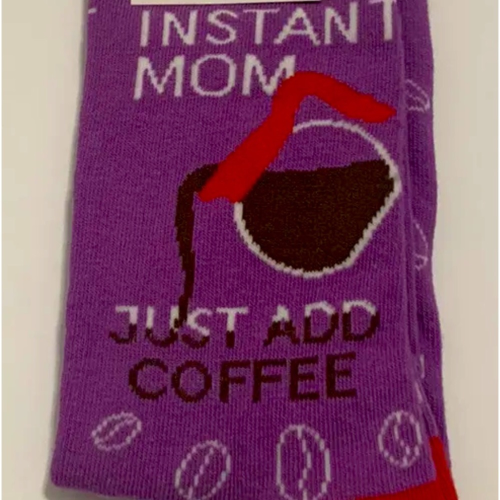 Two Left Feet With Logo Instant Mom Just Add Coffee